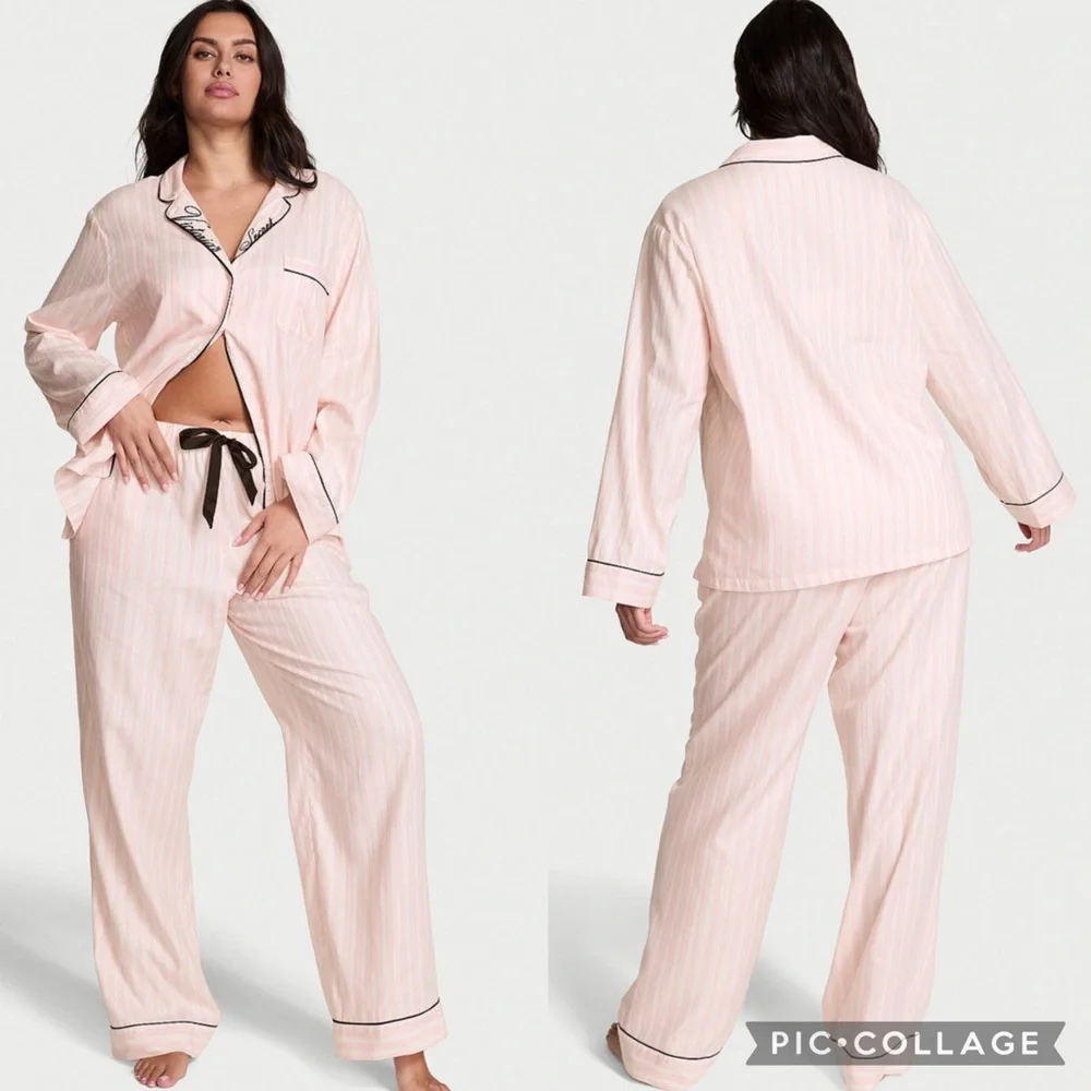 Victoria’s Secret Flannel Long Pajama Set - Picture 3 of 3